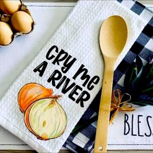 Cry me a river kitchen towel
